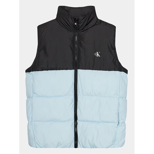 Calvin Klein Jeans Kamizelka Color Block IB0IB01981 Niebieski Regular Fit 16Y MODIVO
