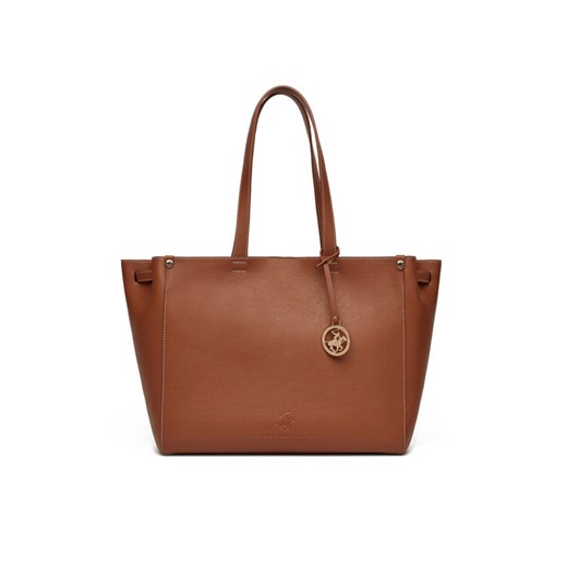 Beverly Hills Polo Club Torebka BHPC-S-005-07 Brązowy ze sklepu MODIVO w kategorii Torby Shopper bag - zdjęcie 182716068