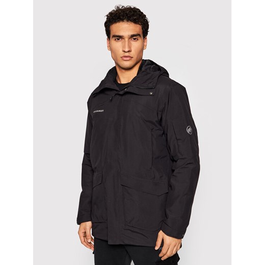 Mammut Kurtka przejściowa Chamuera 1010-29030-0001-115 Czarny Regular Fit ze sklepu MODIVO w kategorii Kurtki męskie - zdjęcie 182716069