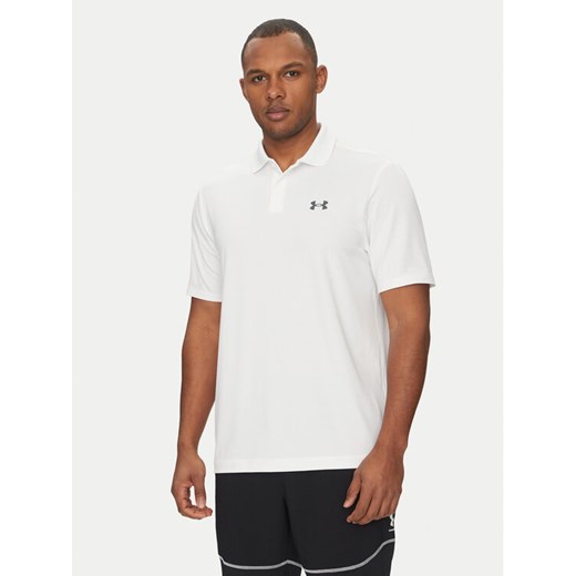 Under Armour Polo Matchplay 1377374 Biały Regular Fit ze sklepu MODIVO w kategorii T-shirty męskie - zdjęcie 182716109