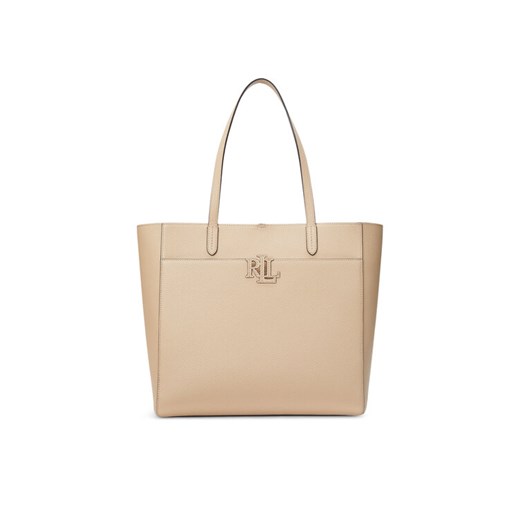 LAUREN RALPH LAUREN Torebka Cameryn 431960183004 Beżowy ze sklepu MODIVO w kategorii Torby Shopper bag - zdjęcie 182716175