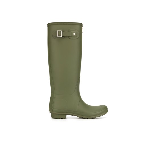 Hunter Kalosze WFT1000RMA-OVL Khaki ze sklepu MODIVO w kategorii Kalosze damskie - zdjęcie 182716205