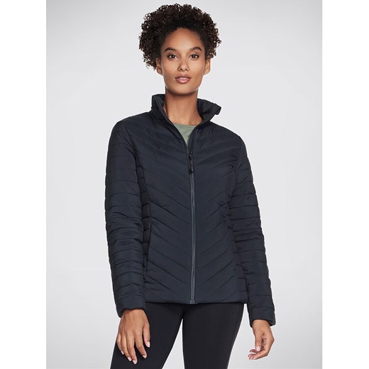Skechers Kurtka anorak Goshield Everyday Jacket JA6 Czarny Regular Fit ze sklepu MODIVO w kategorii Kurtki damskie - zdjęcie 182716217