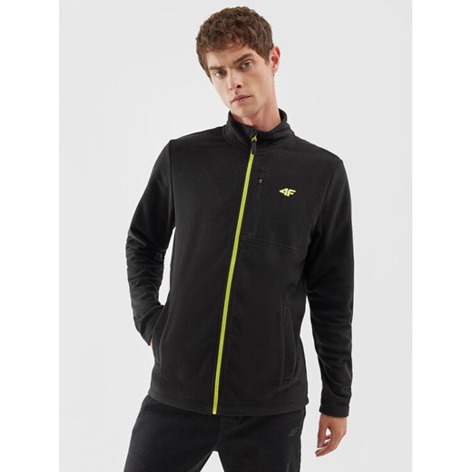 4F Polar 4FAW23TFLEM122 Czarny Regular Fit ze sklepu MODIVO w kategorii Bluzy męskie - zdjęcie 182716236
