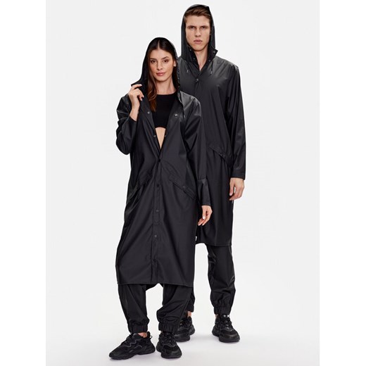 Rains Kurtka przeciwdeszczowa 18360 Czarny Regular Fit ze sklepu MODIVO w kategorii Kurtki damskie - zdjęcie 182716327
