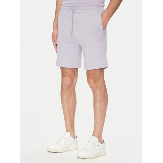 BOSS Szorty sportowe Sewalk 50511726 Fioletowy Regular Fit ze sklepu MODIVO w kategorii Spodenki męskie - zdjęcie 182716376