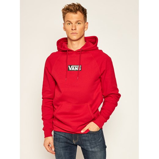 Vans Bluza Versa Standard VN0A49SN Czerwony Regular Fit ze sklepu MODIVO w kategorii Bluzy męskie - zdjęcie 182716398