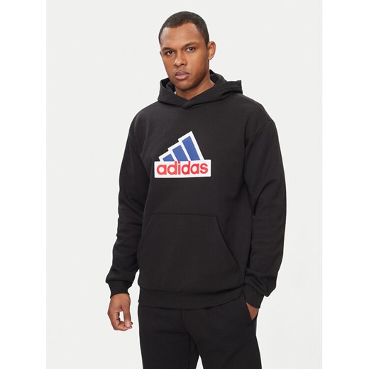 adidas Bluza Future Icons Badge of Sport IS3233 Czarny Relaxed Fit ze sklepu MODIVO w kategorii Bluzy męskie - zdjęcie 182716467