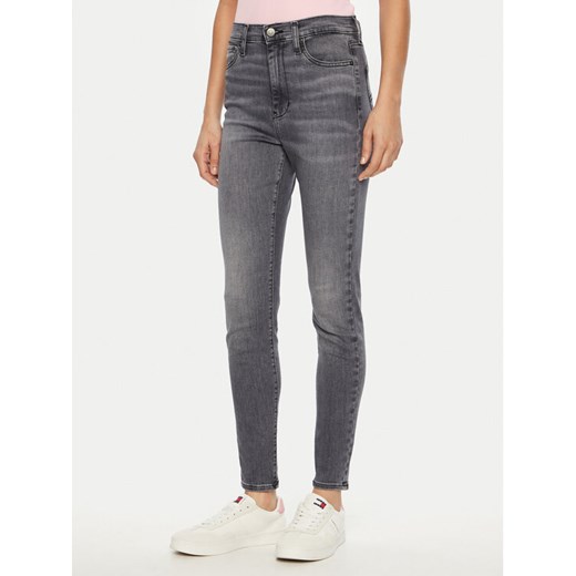 Tommy Jeans Jeansy Sylvia DW0DW19590 Szary Skinny Fit ze sklepu MODIVO w kategorii Jeansy damskie - zdjęcie 182716475