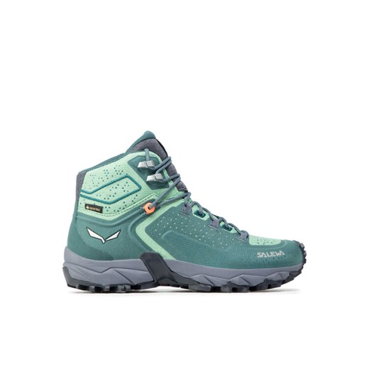 Salewa Trekkingi Ws Alpenrose 2 Mid Gtx 8540 Zielony ze sklepu MODIVO w kategorii Buty trekkingowe damskie - zdjęcie 182716498