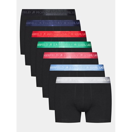 KARL LAGERFELD Komplet 7 par bokserek Day Of The Week Trunk (7-Pack) 235M2102 Kolorowy ze sklepu MODIVO w kategorii Majtki męskie - zdjęcie 182716595