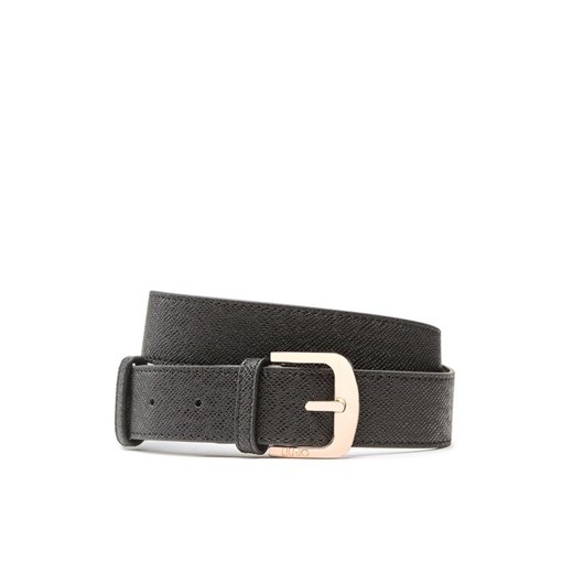 Liu Jo Pasek Damski Cintura 3.5 cm AXX020 E0087 Czarny ze sklepu MODIVO w kategorii Paski damskie - zdjęcie 182716596