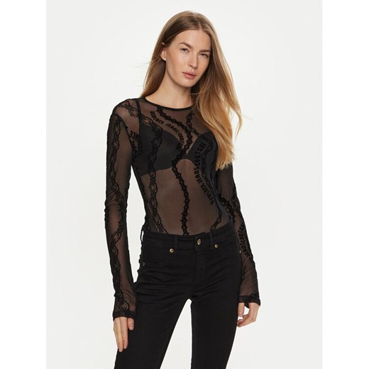 Versace Jeans Couture Body 77HAM2A1 Czarny Slim Fit ze sklepu MODIVO w kategorii Bluzki damskie - zdjęcie 182716605