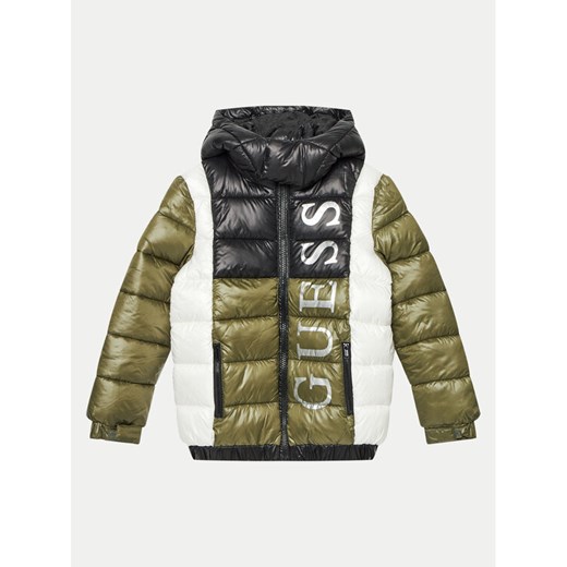 Guess Kurtka puchowa L4BL06 WEGY0 Kolorowy Regular Fit ze sklepu MODIVO w kategorii Kurtki chłopięce - zdjęcie 182716738