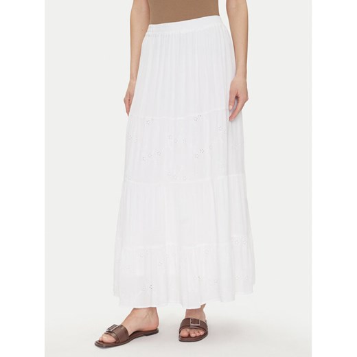 ONLY Spódnica maxi Chaira 15346834 Biały Regular Fit ze sklepu MODIVO w kategorii Spódnice - zdjęcie 182716747