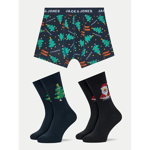 Jack&Jones Junior Komplet bielizny Holly Jolly 12267024 Granatowy ze sklepu MODIVO w kategorii Majtki dziecięce - zdjęcie 182716848