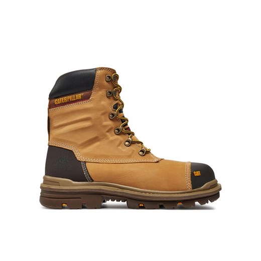 CATerpillar Trapery Premier 8" WP TX P720148 Brązowy ze sklepu MODIVO w kategorii Buty trekkingowe męskie - zdjęcie 182716856