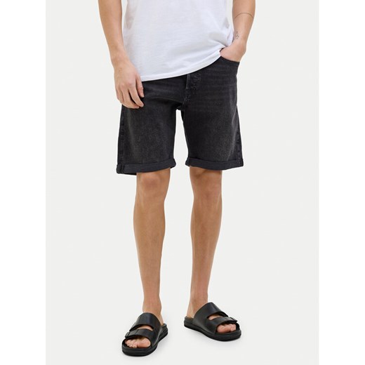 Jack&Jones Szorty jeansowe Rick 12269612 Czarny Regular Fit ze sklepu MODIVO w kategorii Spodenki męskie - zdjęcie 182716897