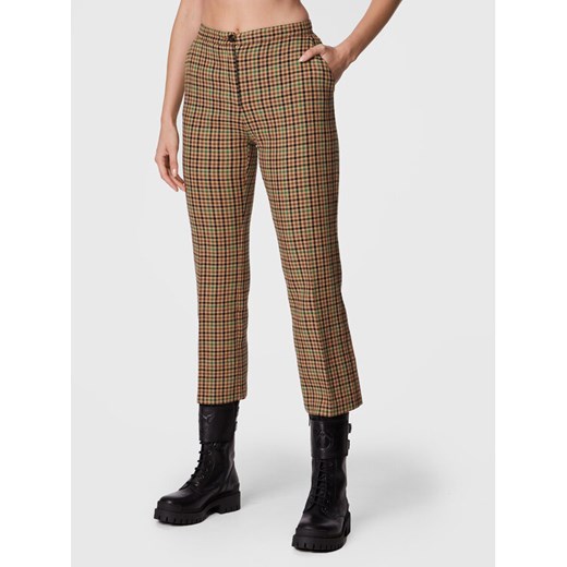 Pinko Spodnie materiałowe Gaio 1G1835 A07Q Beżowy Slim Fit ze sklepu MODIVO w kategorii Spodnie damskie - zdjęcie 182716899