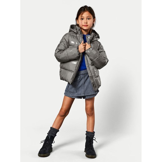 Kids ONLY Kurtka zimowa 15327417 Szary Regular Fit ze sklepu MODIVO w kategorii Kurtki dziewczęce - zdjęcie 182716969