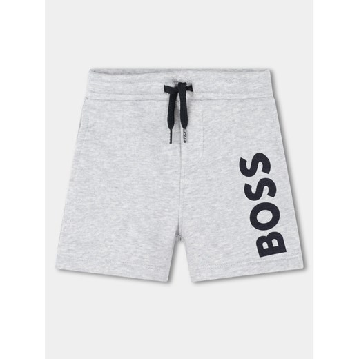 Boss Szorty sportowe J50580 M Szary Regular Fit ze sklepu MODIVO w kategorii Spodenki niemowlęce - zdjęcie 182717048