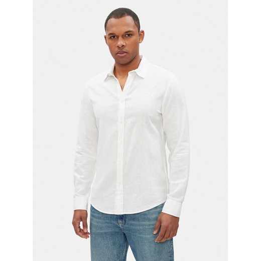 Pepe Jeans Koszula Arnau PM308844 Biały Regular Fit ze sklepu MODIVO w kategorii Koszule męskie - zdjęcie 182717105