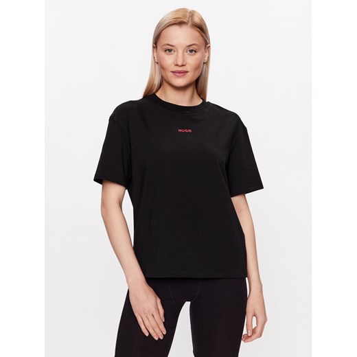 Hugo T-Shirt 50490593 Czarny Relaxed Fit ze sklepu MODIVO w kategorii Bluzki damskie - zdjęcie 182717115