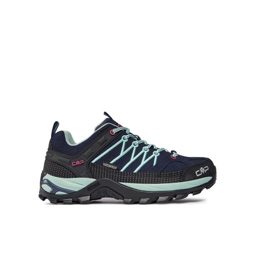 CMP Trekkingi Rigel Low Wmn Treking Shoe Wp 3Q13246 Niebieski ze sklepu MODIVO w kategorii Buty trekkingowe damskie - zdjęcie 182717126