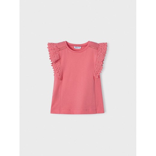 Mayoral T-Shirt 3061 Różowy ze sklepu MODIVO w kategorii Bluzki dziewczęce - zdjęcie 182717159