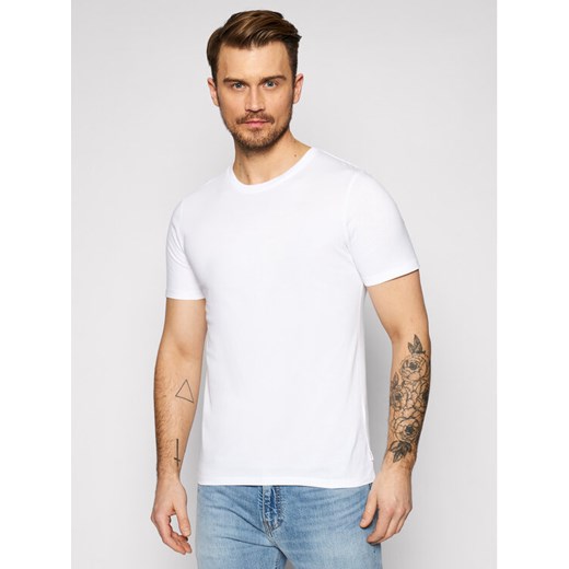 Jack&Jones T-Shirt Organic Basic 12156101 Biały Slim Fit ze sklepu MODIVO w kategorii T-shirty męskie - zdjęcie 182717169