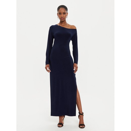 NORMA KAMALI Sukienka koktajlowa KK2243PLE35951 Granatowy Slim Fit ze sklepu MODIVO w kategorii Sukienki - zdjęcie 182717227