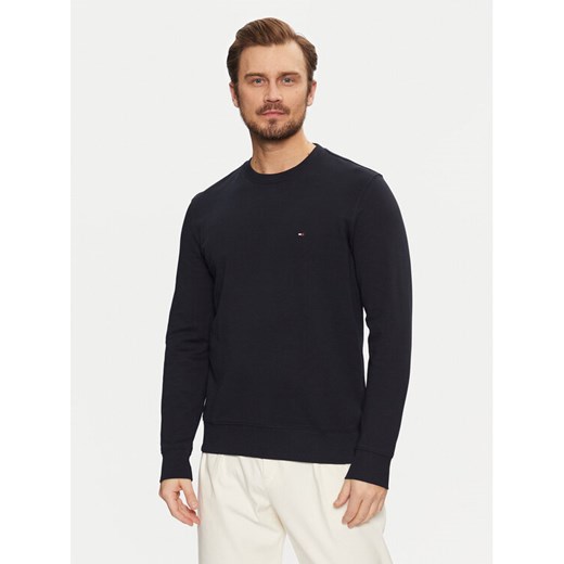 Tommy Hilfiger Bluza Essential MW0MW37237 Granatowy Regular Fit ze sklepu MODIVO w kategorii Bluzy męskie - zdjęcie 182717236