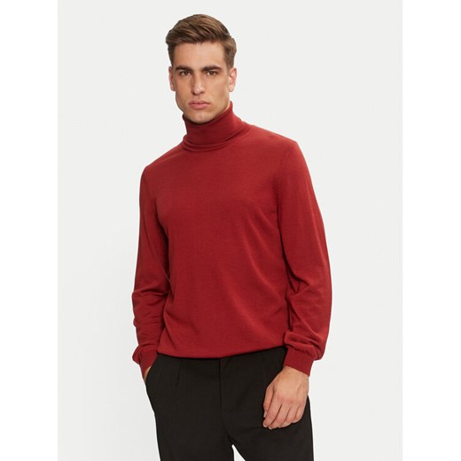 Boss Golf Musso-P 50468262 Czerwony Slim Fit ze sklepu MODIVO w kategorii Swetry męskie - zdjęcie 182717327