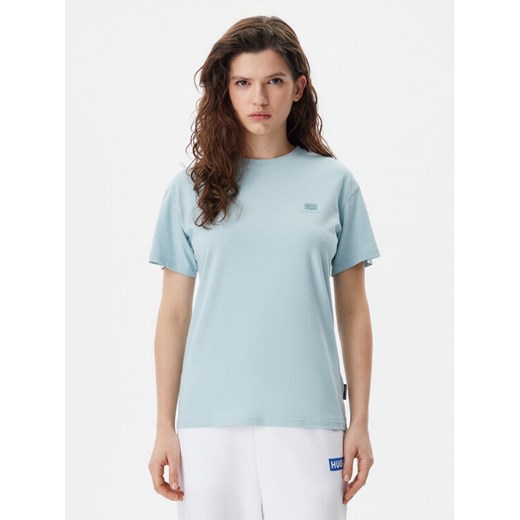 Napapijri T-Shirt S-Nina NP0A4H87 Błękitny Regular Fit ze sklepu MODIVO w kategorii Bluzki damskie - zdjęcie 182717376