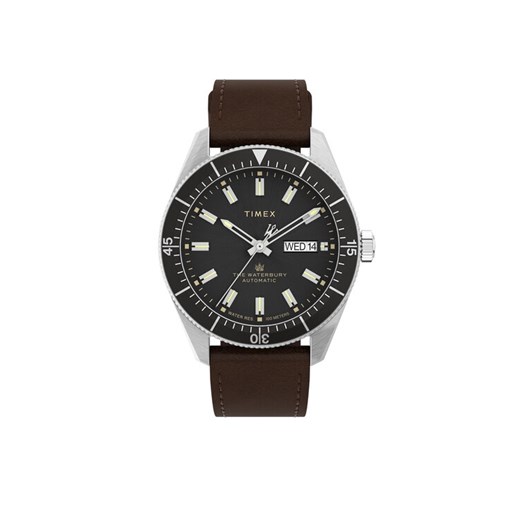 Timex Zegarek Waterbury TW2V24800 Brązowy ze sklepu MODIVO w kategorii Zegarki - zdjęcie 182717407