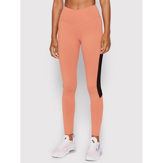 NEBBIA Legginsy Mesh 573 Różowy Slim Fit ze sklepu MODIVO w kategorii Spodnie damskie - zdjęcie 182717409