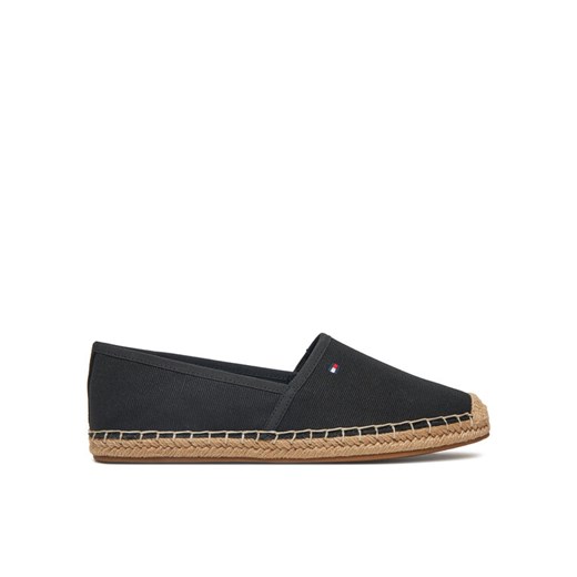 Tommy Hilfiger Espadryle Flag Canvas Espadrille FW0FW08541 Czarny ze sklepu MODIVO w kategorii Espadryle damskie - zdjęcie 182717505