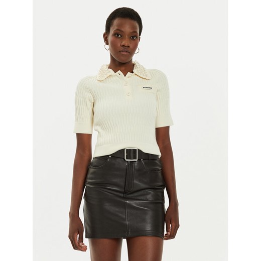 Pinko Sweter Egyprian 104363 A27J Beżowy Regular Fit ze sklepu MODIVO w kategorii Swetry damskie - zdjęcie 182717575
