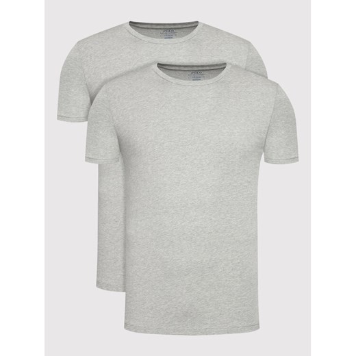 Polo Ralph Lauren Komplet 2 t-shirtów 714835960003 Szary Slim Fit ze sklepu MODIVO w kategorii T-shirty męskie - zdjęcie 182717615
