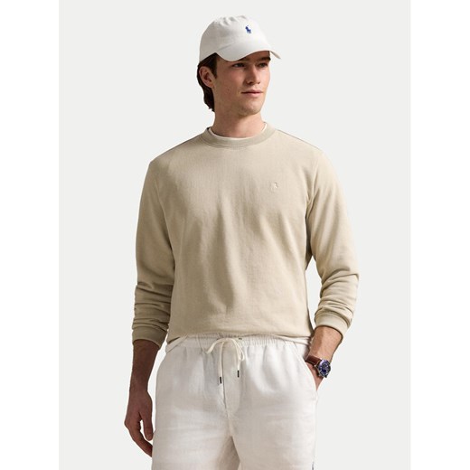 Polo Ralph Lauren Bluza 710916689025 Beżowy Regular Fit ze sklepu MODIVO w kategorii Bluzy męskie - zdjęcie 182717658