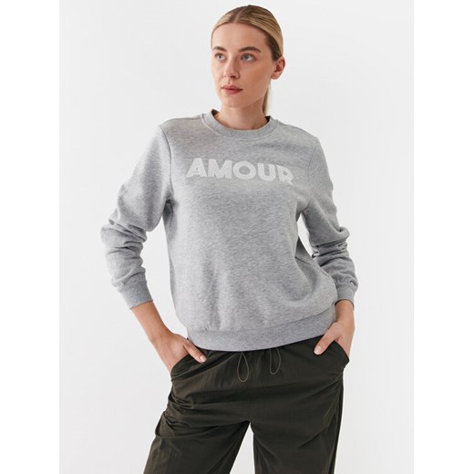 ONLY Bluza 15304436 Szary Regular Fit ze sklepu MODIVO w kategorii Bluzy damskie - zdjęcie 182717679