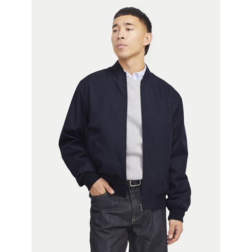 Jack&Jones Kurtka bomber Cbane 12272567 Granatowy Regular Fit ze sklepu MODIVO w kategorii Kurtki męskie - zdjęcie 182717685
