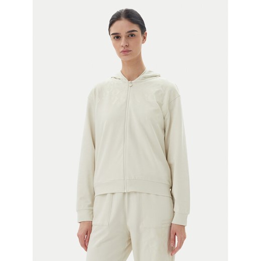 EA7 Emporio Armani Bluza 7W000479 AF13135 U1112 Beżowy Regular Fit ze sklepu MODIVO w kategorii Bluzy damskie - zdjęcie 182717688
