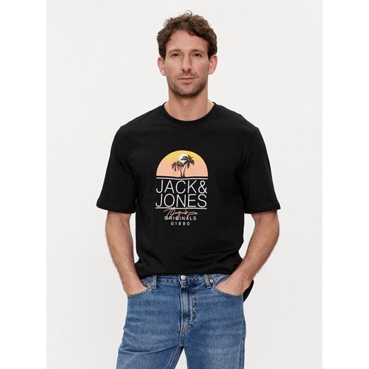 Jack&Jones T-Shirt Casey 12255238 Czarny Standard Fit S MODIVO