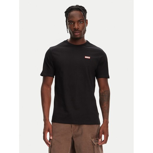 Hunter T-Shirt Tavish HARM0082251 Czarny Regular Fit ze sklepu MODIVO w kategorii T-shirty męskie - zdjęcie 182717737