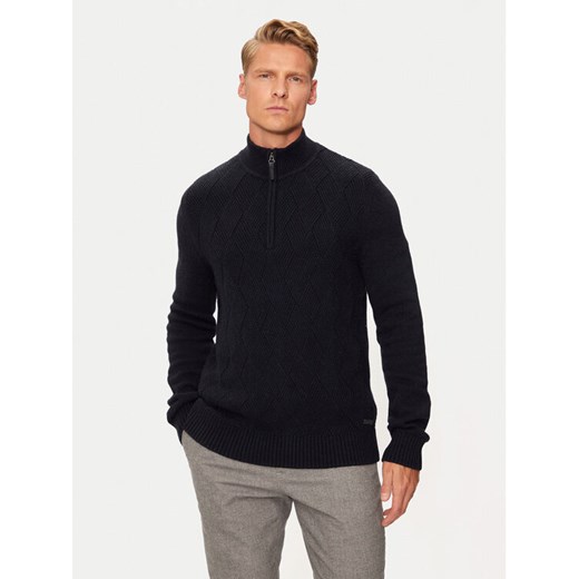 Pierre Cardin Sweter C5 51122/5076/6323 Granatowy Regular Fit ze sklepu MODIVO w kategorii Swetry męskie - zdjęcie 182717838