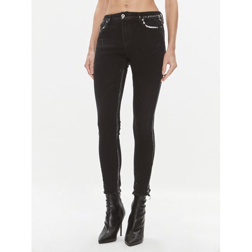Please Jeansy P0NHCFGW5Q Czarny Skinny Fit ze sklepu MODIVO w kategorii Jeansy damskie - zdjęcie 182717875