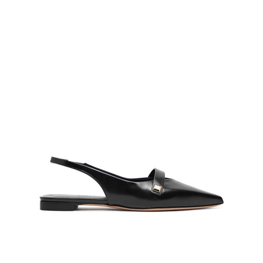 Max Mara Sandały Mmspring 2414521111600 Czarny ze sklepu MODIVO w kategorii Balerinki - zdjęcie 182717927