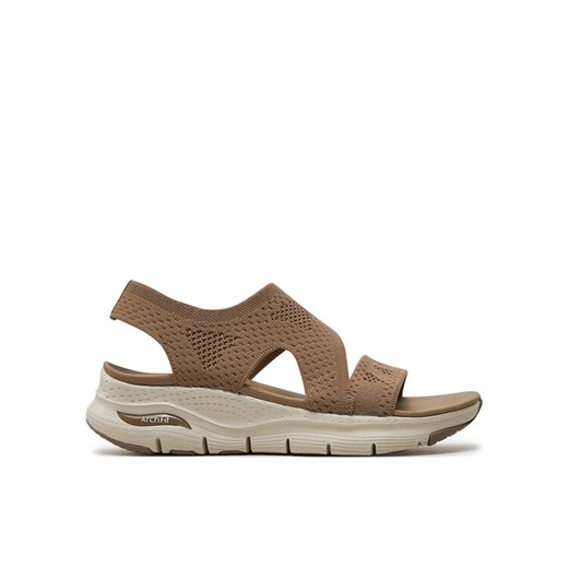 Skechers Sandały Arch Fit-Brightest Day 119458/MOC Brązowy ze sklepu MODIVO w kategorii Sandały damskie - zdjęcie 182717955