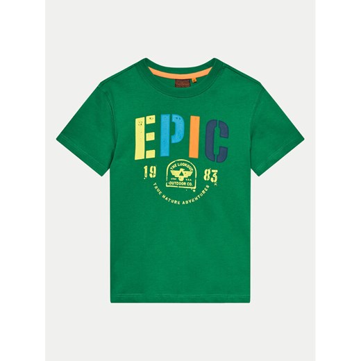 Original Marines T-Shirt DEP2133B Zielony Regular Fit ze sklepu MODIVO w kategorii T-shirty chłopięce - zdjęcie 182717967